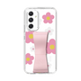 Slim Protection Case - STAND & RING RIBBON Sakura Pink［ Rune Naito - RUNE Flower - Pink ］