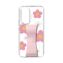 Slim Protection Case - STAND & RING RIBBON Sakura Pink［ Rune Naito - RUNE Flower - Pink ］