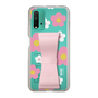 Slim Protection Case - STAND & RING RIBBON Sakura Pink［ Rune Naito - RUNE Flower - Pink ］