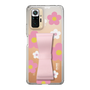 Slim Protection Case - STAND & RING RIBBON Sakura Pink［ Rune Naito - RUNE Flower - Pink ］