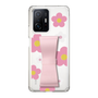Slim Protection Case - STAND & RING RIBBON Sakura Pink［ Rune Naito - RUNE Flower - Pink ］