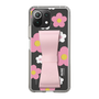 Slim Protection Case - STAND & RING RIBBON Sakura Pink［ Rune Naito - RUNE Flower - Pink ］