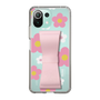 Slim Protection Case - STAND & RING RIBBON Sakura Pink［ Rune Naito - RUNE Flower - Pink ］