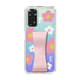Slim Protection Case - STAND & RING RIBBON Sakura Pink［ Rune Naito - RUNE Flower - Pink ］