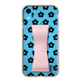 Slim Protection Case - STAND & RING RIBBON Sakura Pink［ Rune Naito - RUNE Flower - Black ］