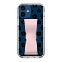 Slim Protection Case - STAND & RING RIBBON Sakura Pink［ Rune Naito - RUNE Flower - Black ］