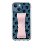 Slim Protection Case - STAND & RING RIBBON Sakura Pink［ Rune Naito - RUNE Flower - Black ］
