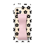 Slim Protection Case - STAND & RING RIBBON Sakura Pink［ Rune Naito - RUNE Flower - Black ］