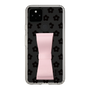 Slim Protection Case - STAND & RING RIBBON Sakura Pink［ Rune Naito - RUNE Flower - Black ］