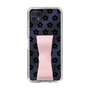 Slim Protection Case - STAND & RING RIBBON Sakura Pink［ Rune Naito - RUNE Flower - Black ］