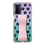 Slim Protection Case - STAND & RING RIBBON Sakura Pink［ Rune Naito - RUNE Flower - Black ］