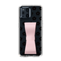 Slim Protection Case - STAND & RING RIBBON Sakura Pink［ Rune Naito - RUNE Flower - Black ］