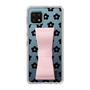 Slim Protection Case - STAND & RING RIBBON Sakura Pink［ Rune Naito - RUNE Flower - Black ］