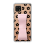 Slim Protection Case - STAND & RING RIBBON Sakura Pink［ Rune Naito - RUNE Flower - Black ］