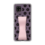 Slim Protection Case - STAND & RING RIBBON Sakura Pink［ Rune Naito - RUNE Flower - Black ］