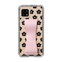 Slim Protection Case - STAND & RING RIBBON Sakura Pink［ Rune Naito - RUNE Flower - Black ］