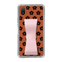 Slim Protection Case - STAND & RING RIBBON Sakura Pink［ Rune Naito - RUNE Flower - Black ］