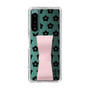 Slim Protection Case - STAND & RING RIBBON Sakura Pink［ Rune Naito - RUNE Flower - Black ］