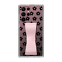 Slim Protection Case - STAND & RING RIBBON Sakura Pink［ Rune Naito - RUNE Flower - Black ］