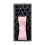 Slim Protection Case - STAND & RING RIBBON Sakura Pink［ Rune Naito - RUNE Flower - Black ］