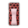 Slim Protection Case - STAND & RING RIBBON Sakura Pink［ Rune Naito - RUNE Flower - Black ］
