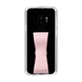 Slim Protection Case - STAND & RING RIBBON Sakura Pink［ Rune Naito - RUNE Flower - Black ］