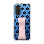 Slim Protection Case - STAND & RING RIBBON Sakura Pink［ Rune Naito - RUNE Flower - Black ］