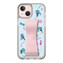 Slim Protection Case - STAND & RING RIBBON Sakura Pink［ HATSUNE MIKU - Ribbon - Instrumental - Blue ］