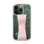 Slim Protection Case - STAND & RING RIBBON Sakura Pink［ HATSUNE MIKU - Ribbon - Instrumental - Monochrome ］