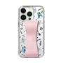 Slim Protection Case - STAND & RING RIBBON Sakura Pink［ HATSUNE MIKU - Ribbon - Instrumental - Monochrome ］