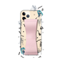 Slim Protection Case - STAND & RING RIBBON Sakura Pink［ HATSUNE MIKU - Ribbon - Instrumental - Monochrome ］
