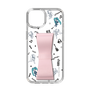 Slim Protection Case - STAND & RING RIBBON Sakura Pink［ HATSUNE MIKU - Ribbon - Instrumental - Monochrome ］