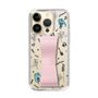 Slim Protection Case - STAND & RING RIBBON Sakura Pink［ HATSUNE MIKU - Ribbon - Instrumental - Monochrome ］