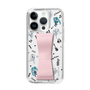Slim Protection Case - STAND & RING RIBBON Sakura Pink［ HATSUNE MIKU - Ribbon - Instrumental - Monochrome ］