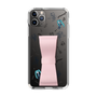 Slim Protection Case - STAND & RING RIBBON Sakura Pink［ HATSUNE MIKU - Ribbon - Instrumental - Monochrome ］