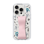 Slim Protection Case - STAND & RING RIBBON Sakura Pink［ HATSUNE MIKU - Ribbon - Instrumental - Monochrome ］