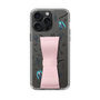 Slim Protection Case - STAND & RING RIBBON Sakura Pink［ HATSUNE MIKU - Ribbon - Instrumental - Monochrome ］