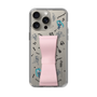 Slim Protection Case - STAND & RING RIBBON Sakura Pink［ HATSUNE MIKU - Ribbon - Instrumental - Monochrome ］