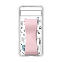 Slim Protection Case - STAND & RING RIBBON Sakura Pink［ HATSUNE MIKU - Ribbon - Instrumental - Monochrome ］