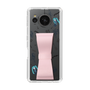 Slim Protection Case - STAND & RING RIBBON Sakura Pink［ HATSUNE MIKU - Ribbon - Instrumental - Monochrome ］