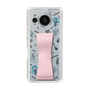 Slim Protection Case - STAND & RING RIBBON Sakura Pink［ HATSUNE MIKU - Ribbon - Instrumental - Monochrome ］