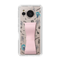 Slim Protection Case - STAND & RING RIBBON Sakura Pink［ HATSUNE MIKU - Ribbon - Instrumental - Monochrome ］
