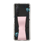 Slim Protection Case - STAND & RING RIBBON Sakura Pink［ HATSUNE MIKU - Ribbon - Instrumental - Monochrome ］