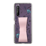 Slim Protection Case - STAND & RING RIBBON Sakura Pink［ HATSUNE MIKU - Ribbon - Instrumental - Monochrome ］