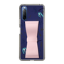 Slim Protection Case - STAND & RING RIBBON Sakura Pink［ HATSUNE MIKU - Ribbon - Instrumental - Monochrome ］