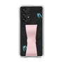 Slim Protection Case - STAND & RING RIBBON Sakura Pink［ HATSUNE MIKU - Ribbon - Instrumental - Monochrome ］