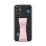 Slim Protection Case - STAND & RING RIBBON Sakura Pink［ HATSUNE MIKU - Ribbon - Instrumental - Monochrome ］