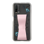 Slim Protection Case - STAND & RING RIBBON Sakura Pink［ HATSUNE MIKU - Ribbon - Instrumental - Monochrome ］