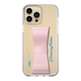 Slim Protection Case - STAND & RING RIBBON Sakura Pink［ HATSUNE MIKU - Ribbon - Logo ］