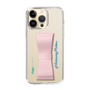 Slim Protection Case - STAND & RING RIBBON Sakura Pink［ HATSUNE MIKU - Ribbon - Logo ］